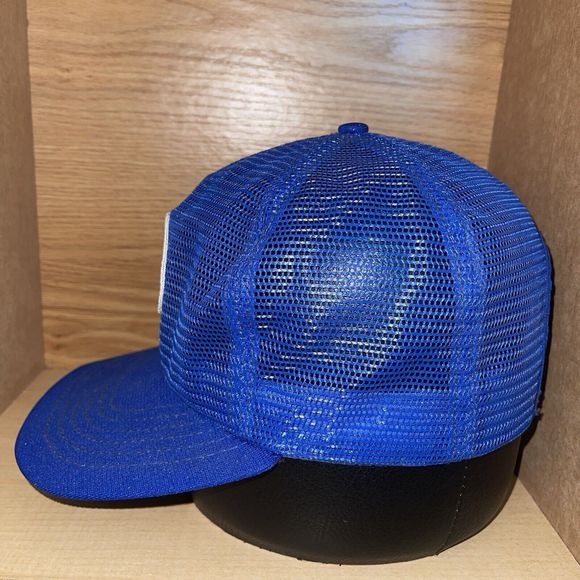 Vintage 80s General Electric GE Mesh Trucker Snapback Hat Patch Made In USA Cap - Picture 5 of 14